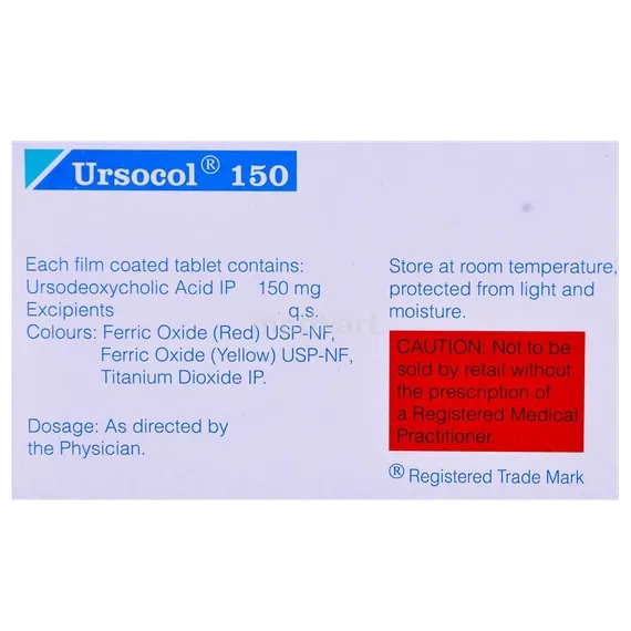 ursocol 150mg tablet 15's